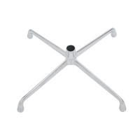 Selling office furniture components die casting aluminum alloy metal legs swivel chair star base clamp table leg