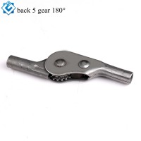 Foshan GS factory competitive price back 8 gear 180 degree folding sofa bed steel futon hinge