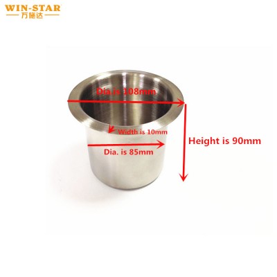 Different Style Stainless Steel Furniture Cup Holder Sofa Car Cup Holder ZD-MX04-A