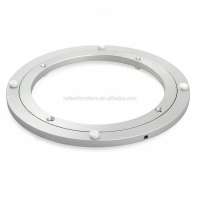 8'' Lazy Susan Heavy Duty Aluminium Rotating Turntable Bearing Round Swivel Plate Hardware for Kitchen Dining-table